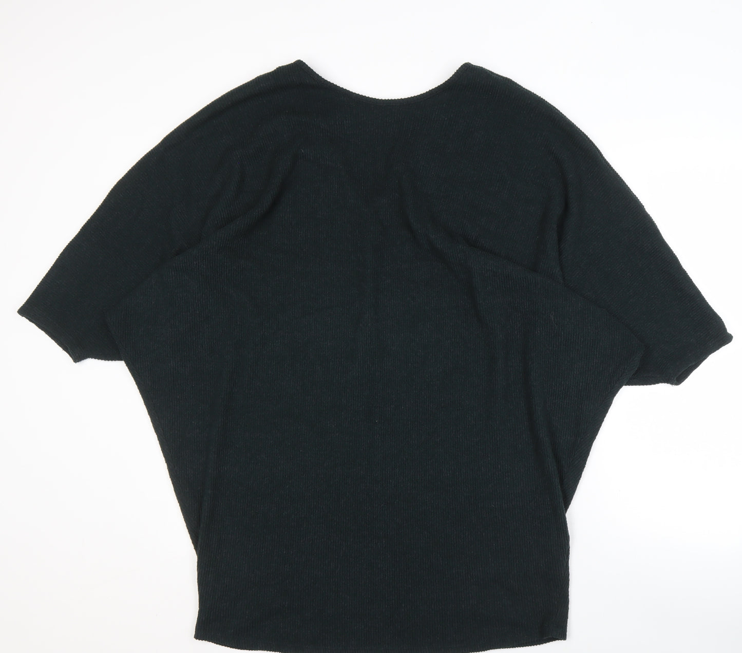 Apricot Women's Black V-Neck Casual Jumper Size 8