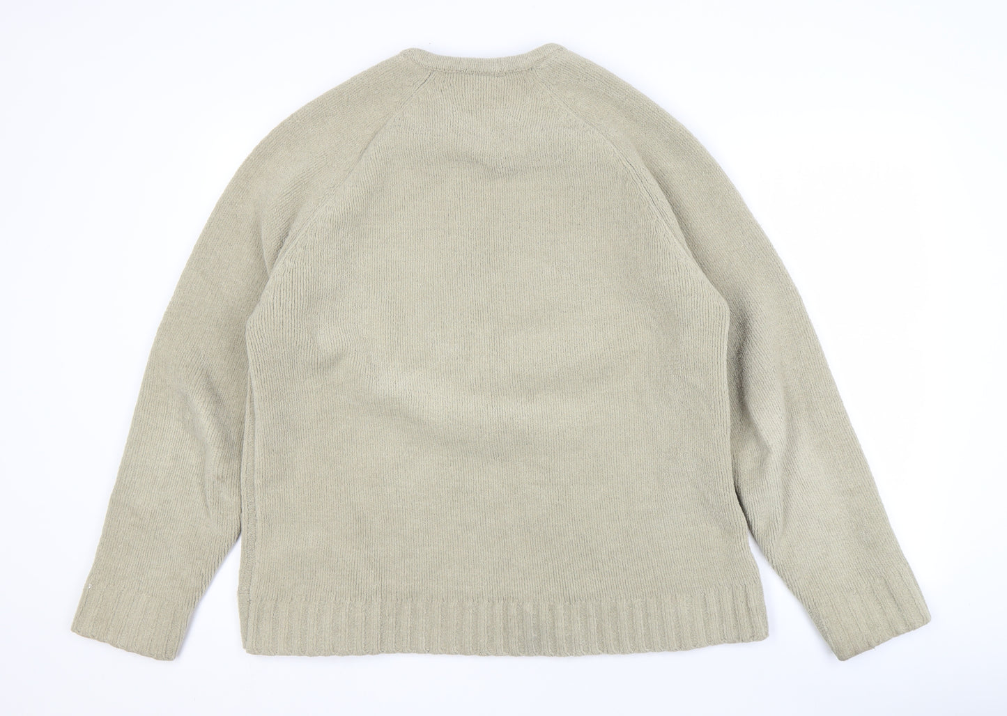 Burton Men's Beige V-Neck Sweatshirt Size M