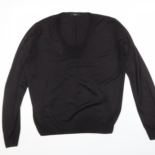 Marks and Spencer Women's Black V-Neck Pullover Jumper