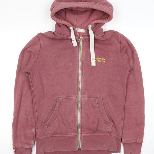Superdry Men's Red Full Zip Hoodie - M