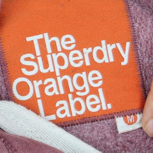 Superdry Men's Red Full Zip Hoodie - M