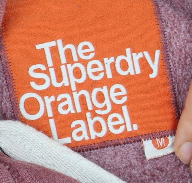 Superdry Men's Red Full Zip Hoodie - M