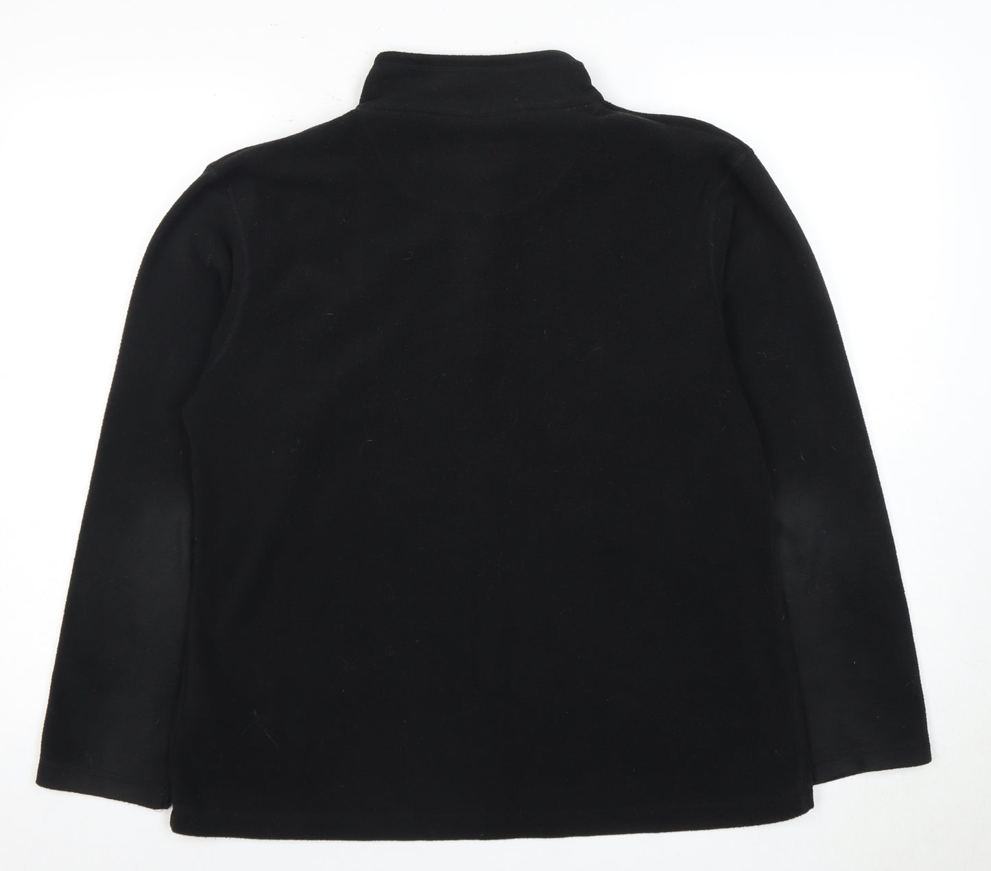 Regatta Women's Black 1/4 Zip Fleece Sweatshirt Size 14