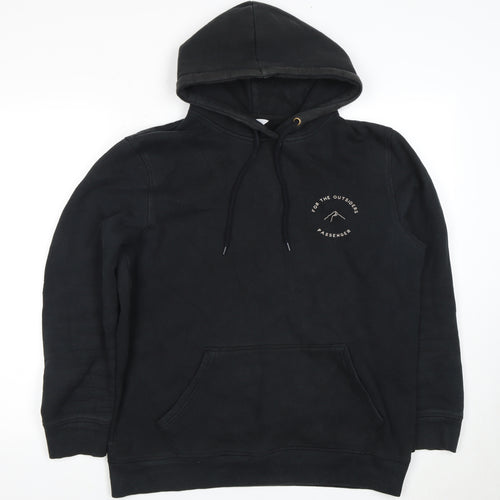 Passenger Black Unisex Hoodie, L, Nature Graphic Pullover