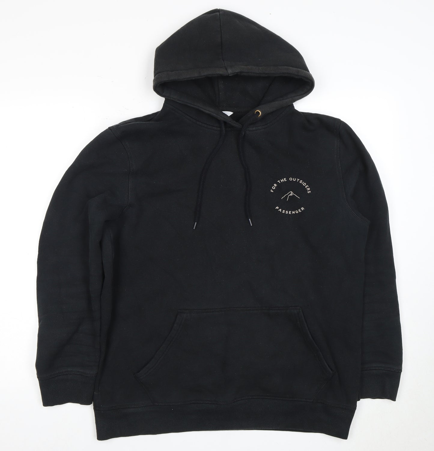 Passenger Black Unisex Hoodie, L, Nature Graphic Pullover