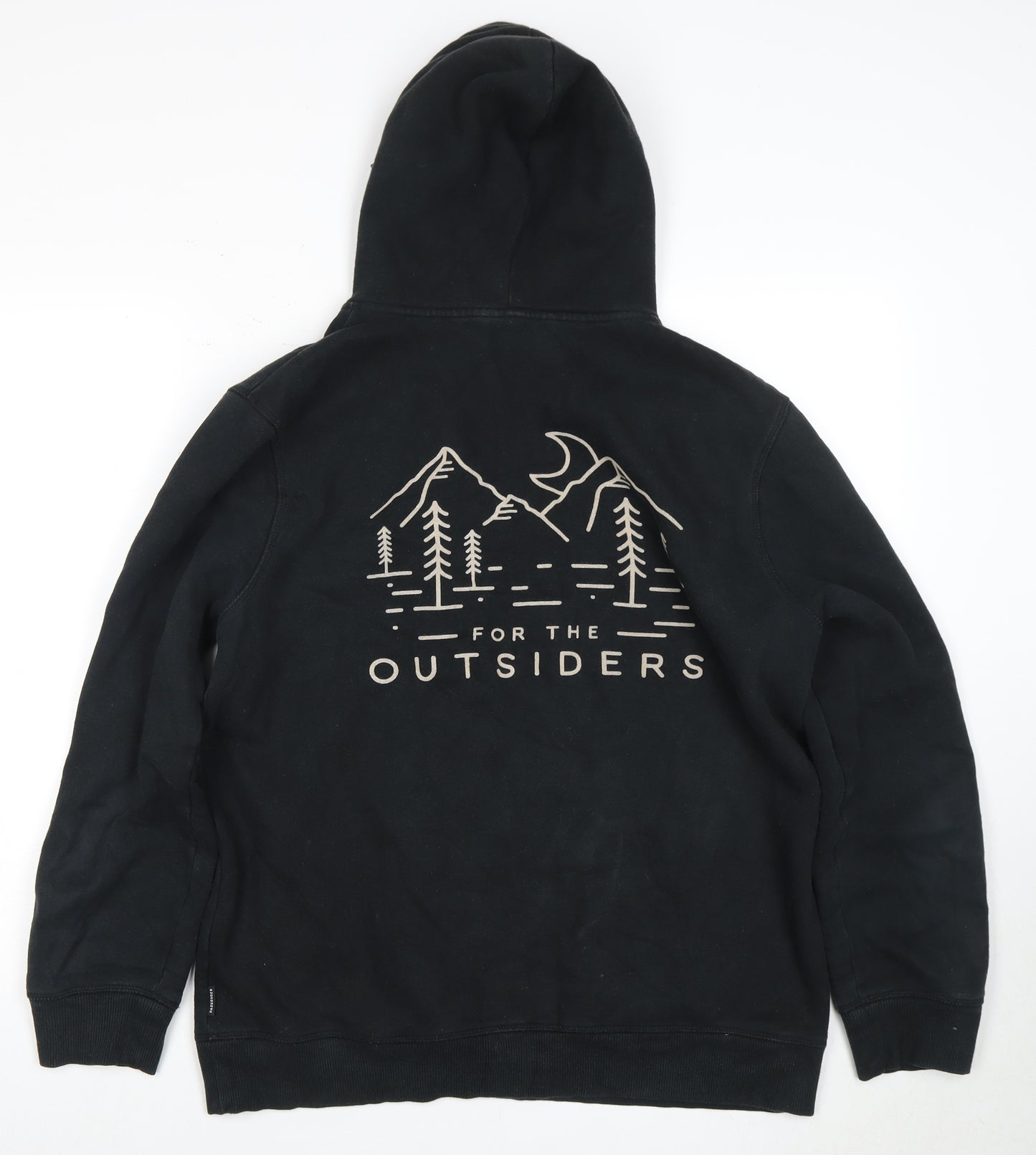 Passenger Black Unisex Hoodie, L, Nature Graphic Pullover
