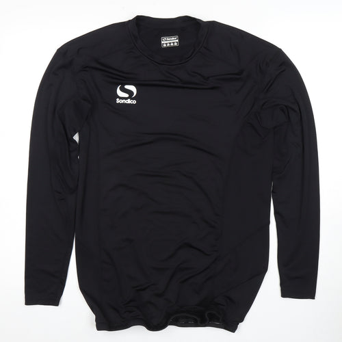 Sondico Unisex Black 2XL Pullover Gym Top