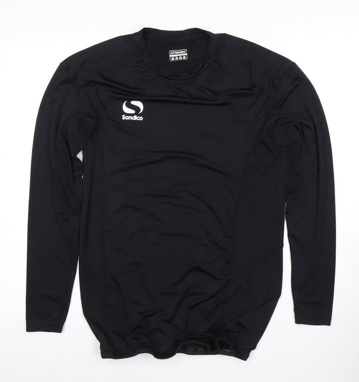 Sondico Unisex Black 2XL Pullover Gym Top