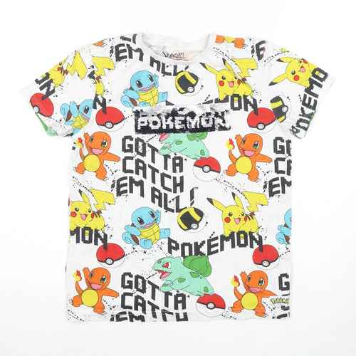 Next Boys Multicoloured Pokémon T-Shirt, Size 18 Years