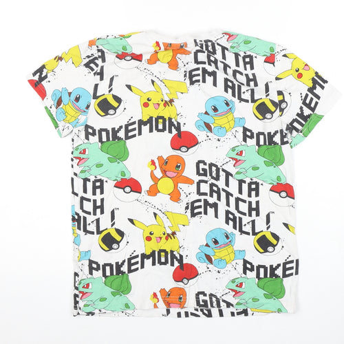 Next Boys Multicoloured Pokémon T-Shirt, Size 18 Years