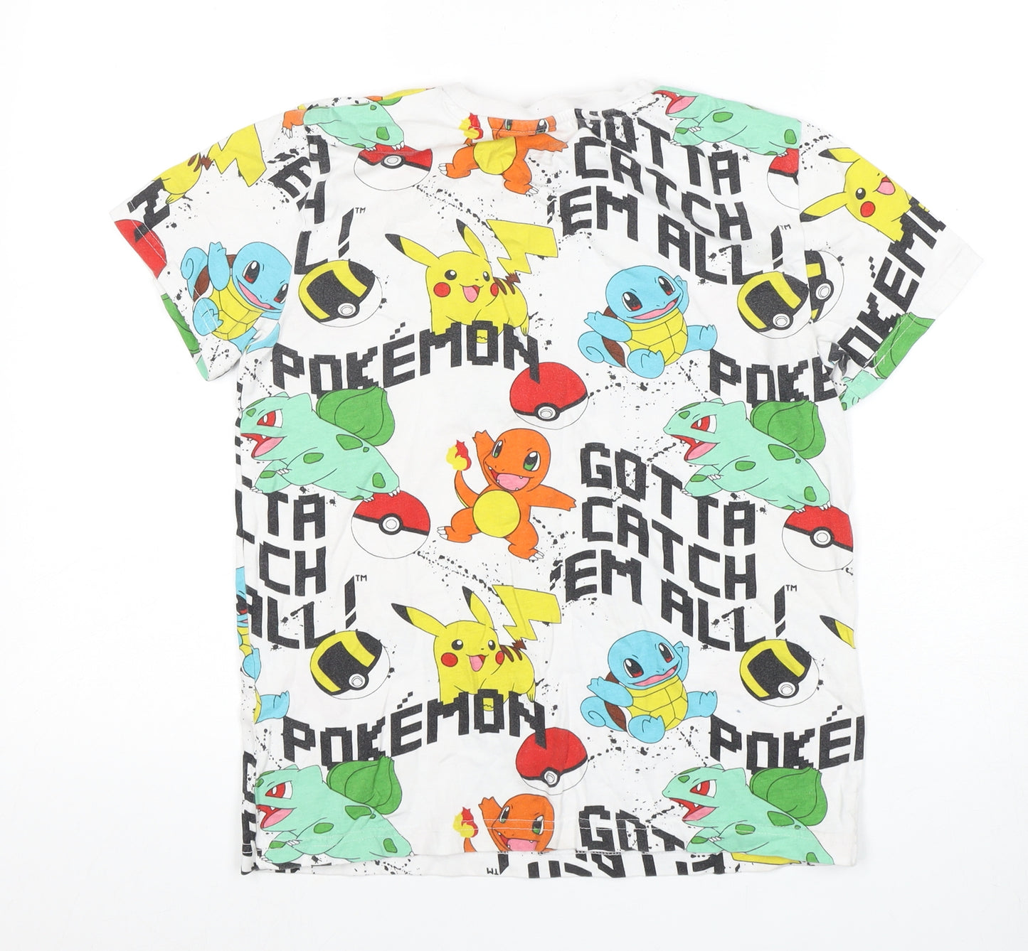 Next Boys Multicoloured Pokémon T-Shirt, Size 18 Years