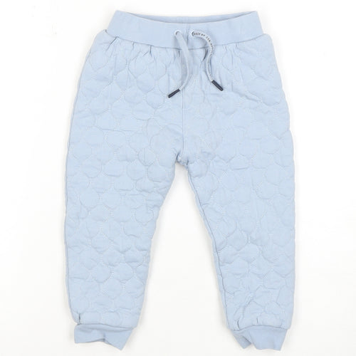 Baker by Ted Baker Boys Blue Cotton Jogger Trousers 2-3 Years