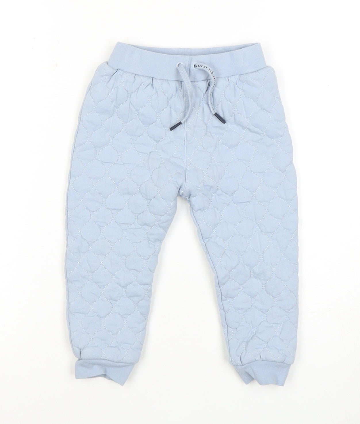 Baker by Ted Baker Boys Blue Cotton Jogger Trousers 2-3 Years