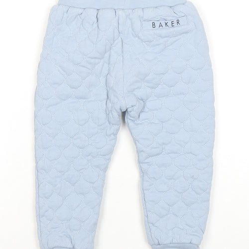 Baker by Ted Baker Boys Blue Cotton Jogger Trousers 2-3 Years