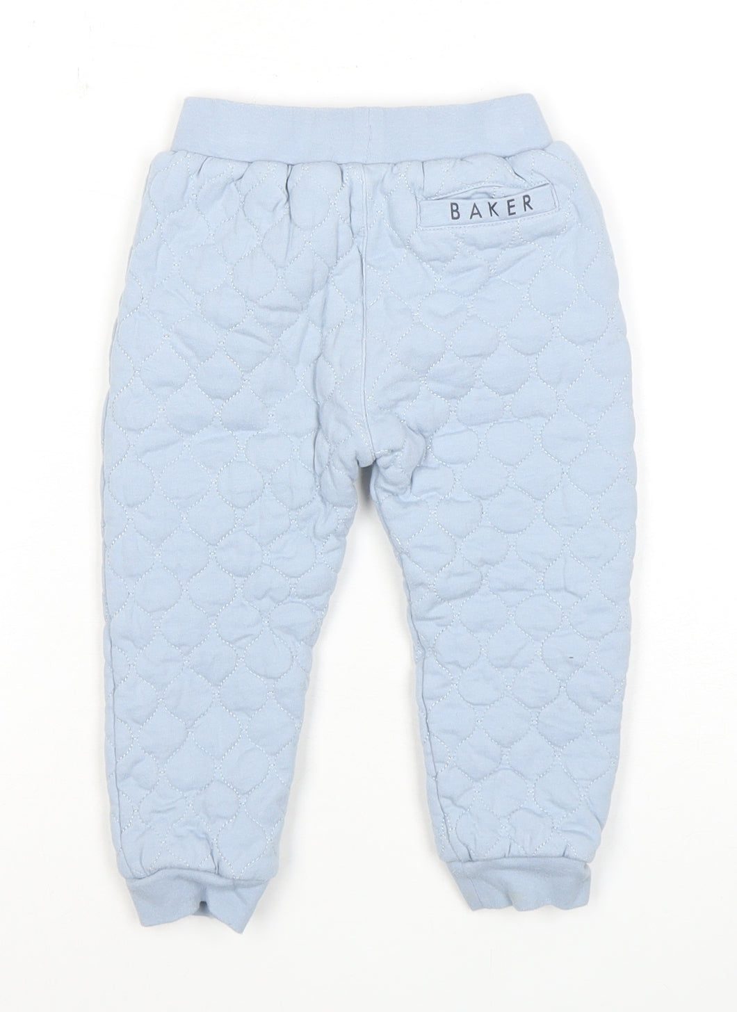 Baker by Ted Baker Boys Blue Cotton Jogger Trousers 2-3 Years