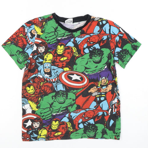 Marvel Boys Multicoloured 5-6 Years T-Shirt Superhero Graphic