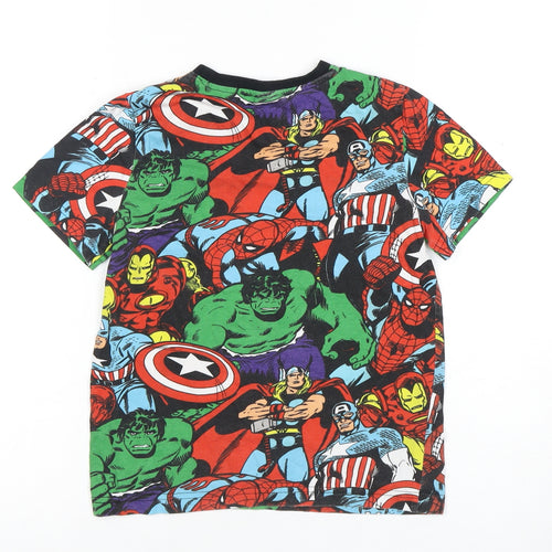 Marvel Boys Multicoloured 5-6 Years T-Shirt Superhero Graphic