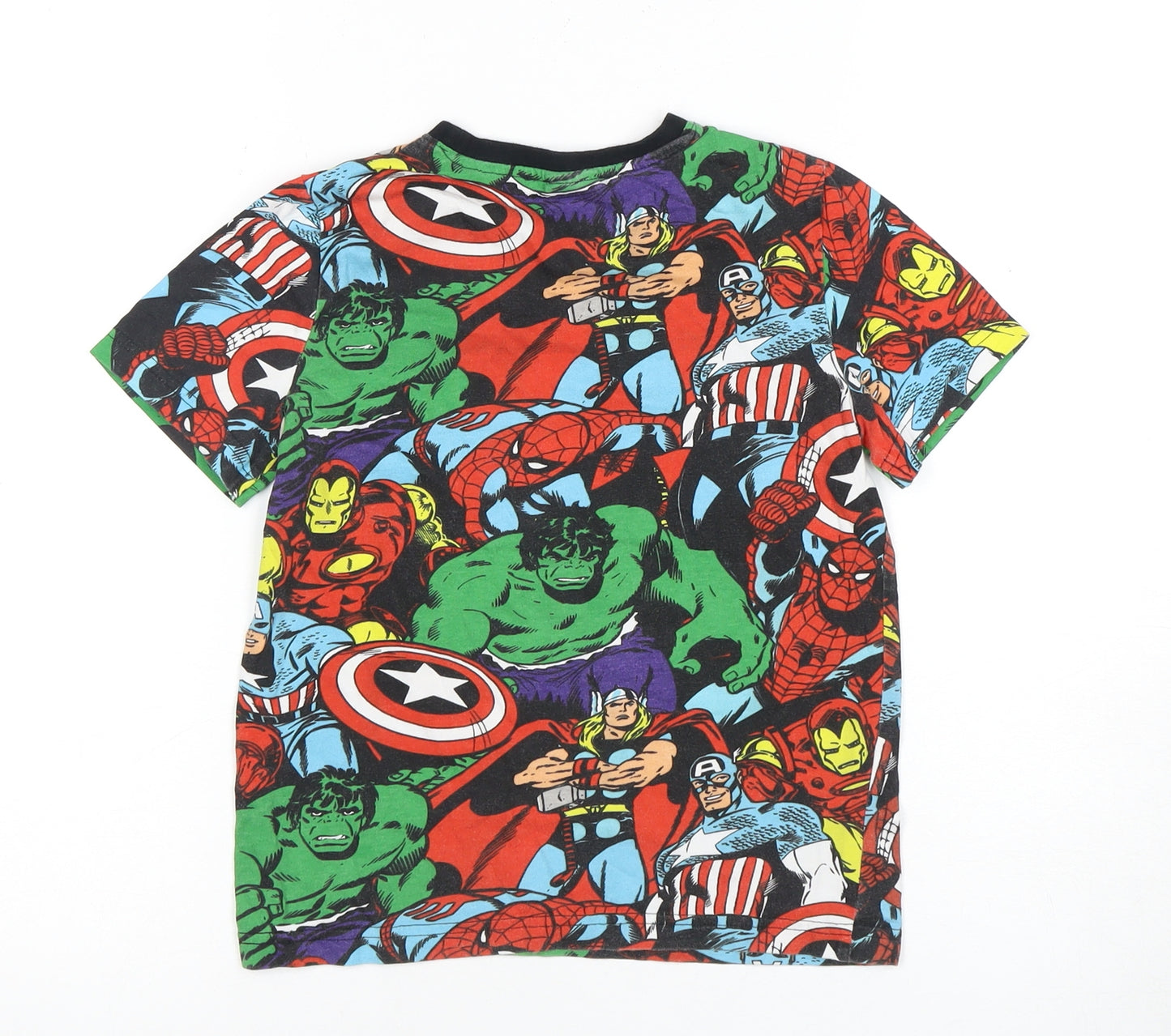 Marvel Boys Multicoloured 5-6 Years T-Shirt Superhero Graphic