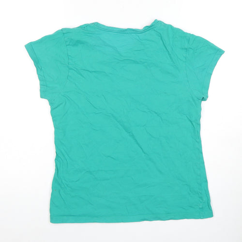 Friends Women's Green XS Crew Neck T-Shirt Pyjama Top