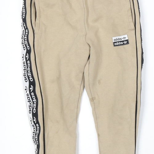 Adidas Boys Beige Jogger Trousers 4-5 Years
