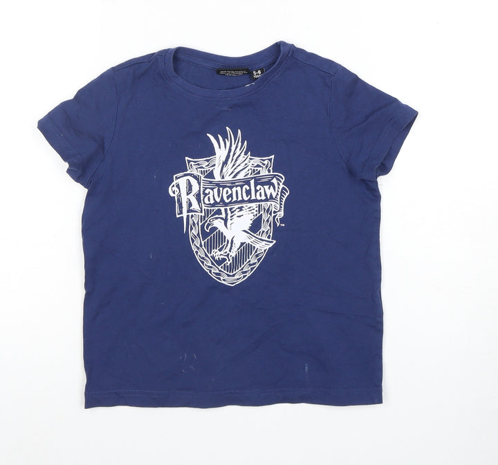 Boys Blue Harry Potter Ravenclaw T-Shirt 5-6 Years