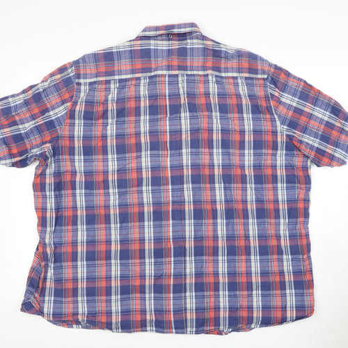 French Connection Men's Multicoloured 2XL Plaid Shirt