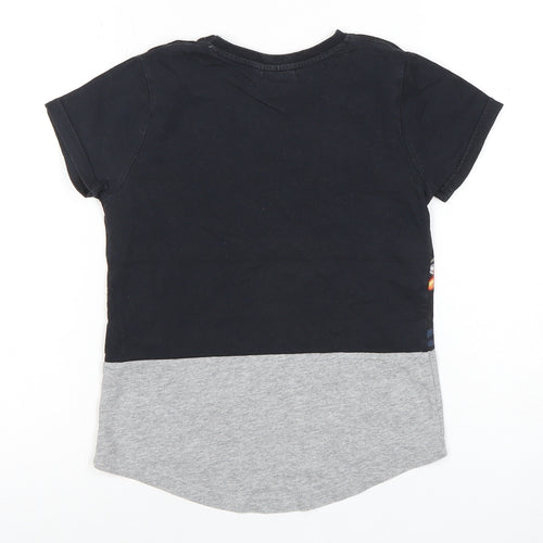 Marvel Boys Black Graphic T-Shirt 5-6 Years Superhero Style