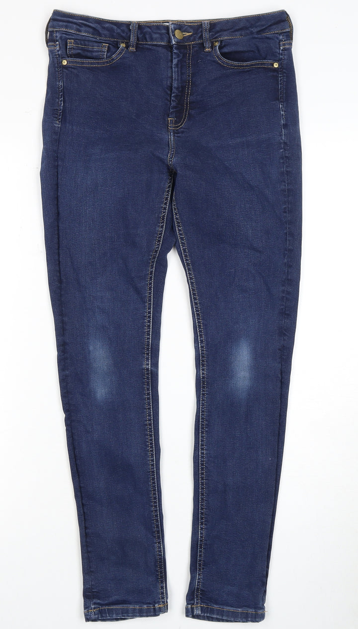 Warehouse Women's Blue Skinny Jeans Size 10