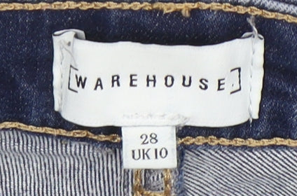 Warehouse Women's Blue Skinny Jeans Size 10
