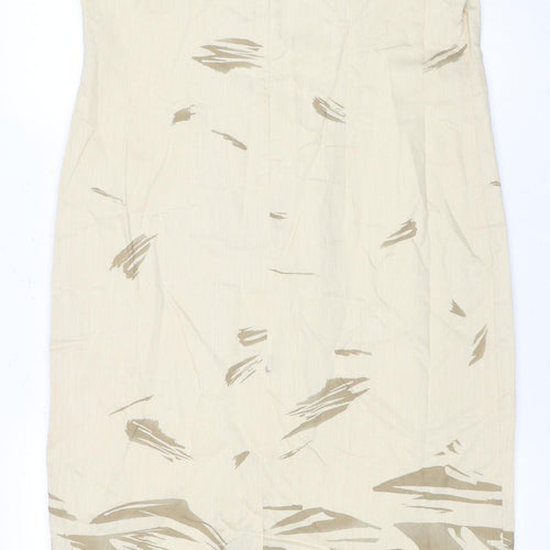 Alexon Women’s Beige Midi Dress - Size 14