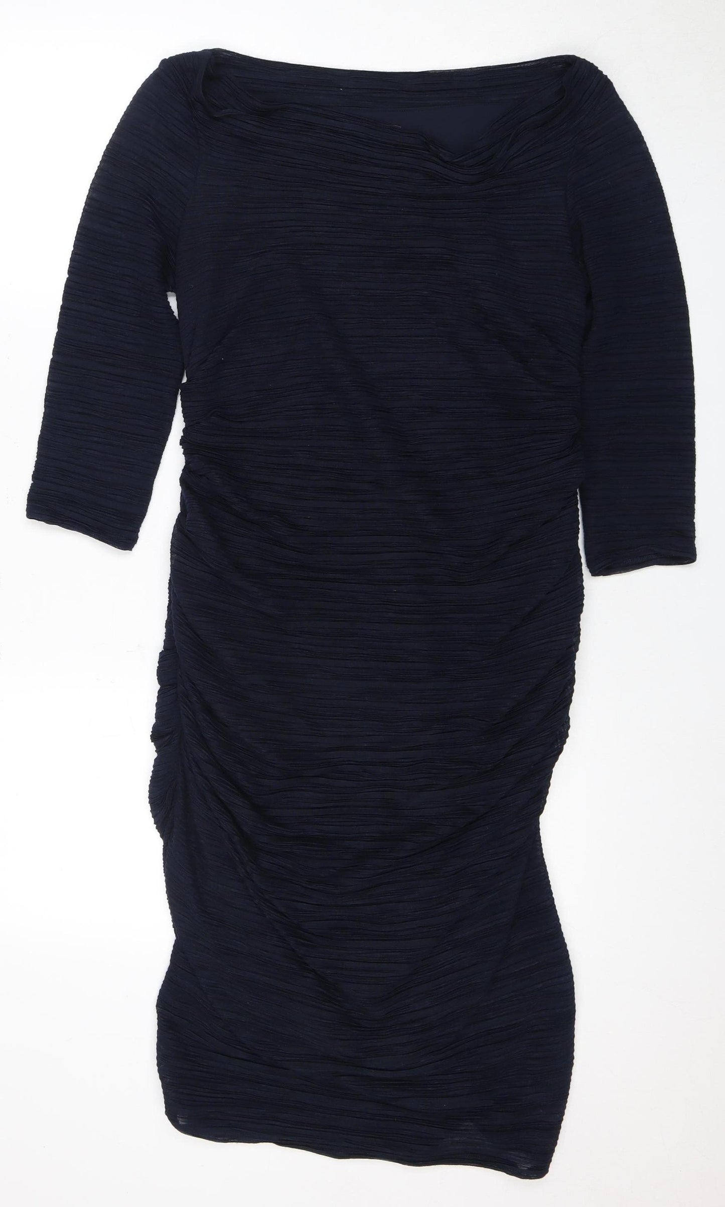 Jane Norman Women's Blue Bodycon Dress Size 16