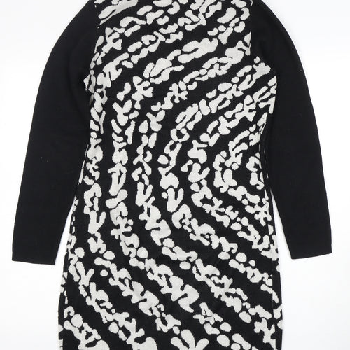 Klass Women's Black & White Jumper Dress Size S