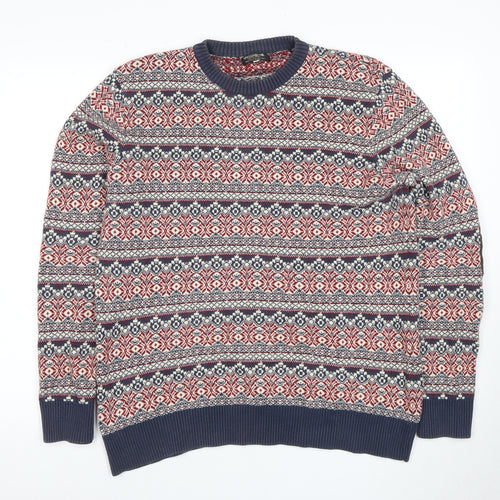 Jack & Jones Vintage Men's Multicoloured Pullover Jumper