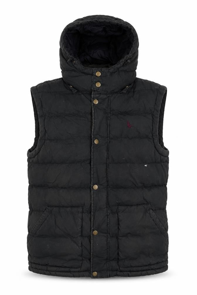 Jack Wills Women's Black Puffer Jacket M