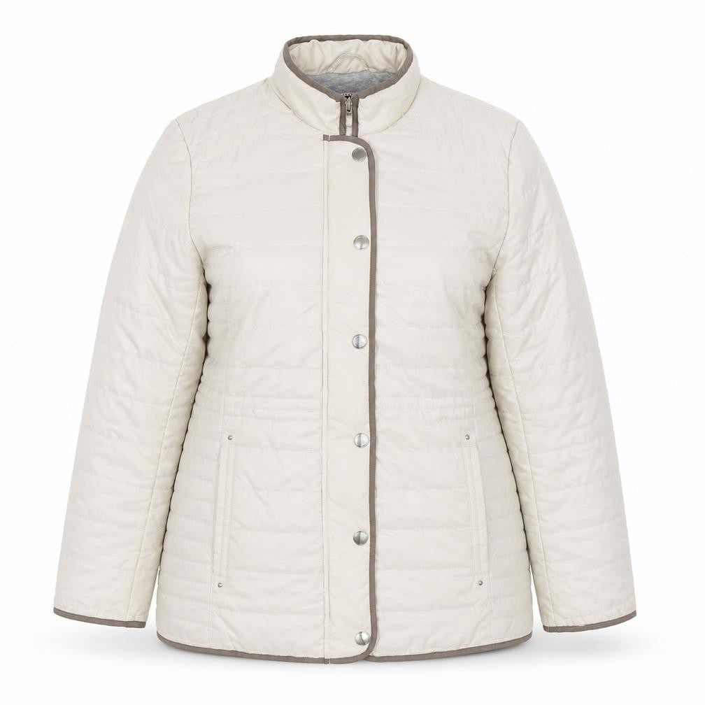 Lee Women's Beige Quilted Jacket Size 12