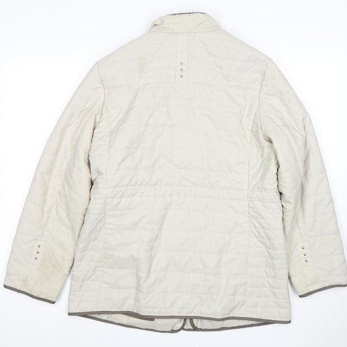 Lee Women's Beige Quilted Jacket Size 12