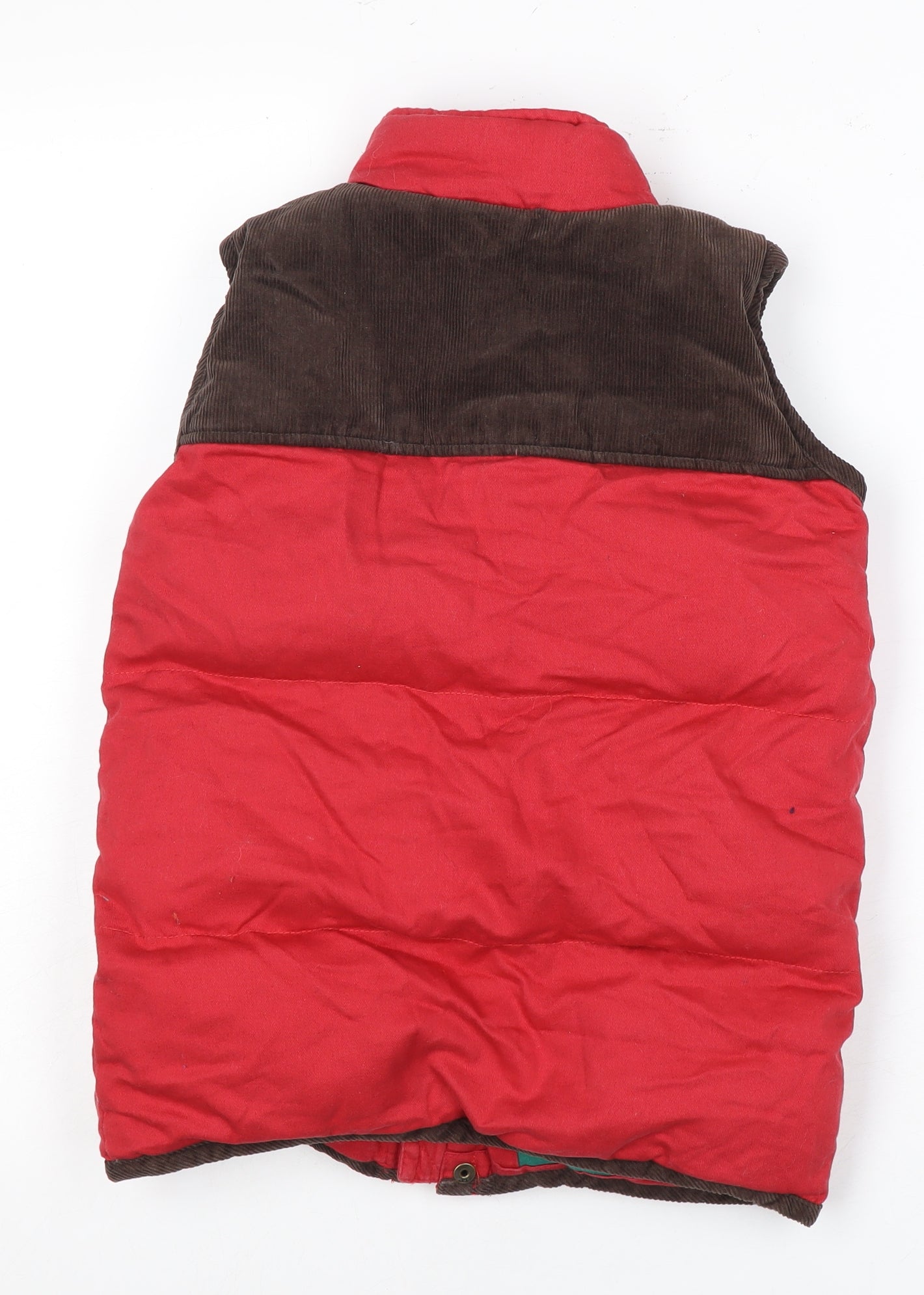 The Tom Joule Circus Boys Red Corduroy Jacket, 9-10 Years, Padded, Button Accent