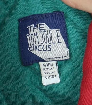 The Tom Joule Circus Boys Red Corduroy Jacket, 9-10 Years, Padded, Button Accent