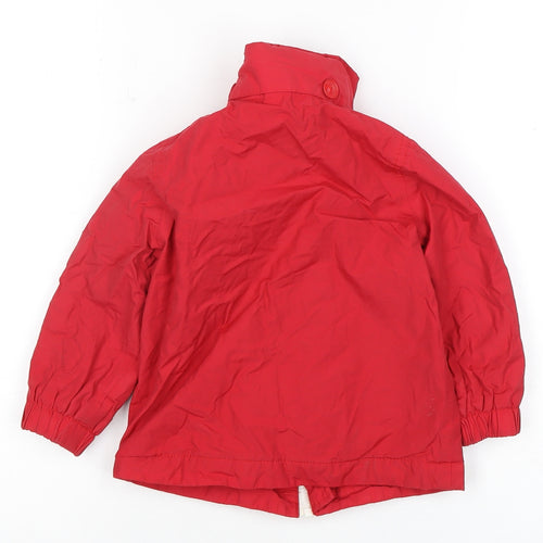 Joules Red Unisex Toddler Rain Coat, Size 12 Months