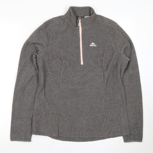 Quechua Women's Grey Pullover Sweatshirt Size 12