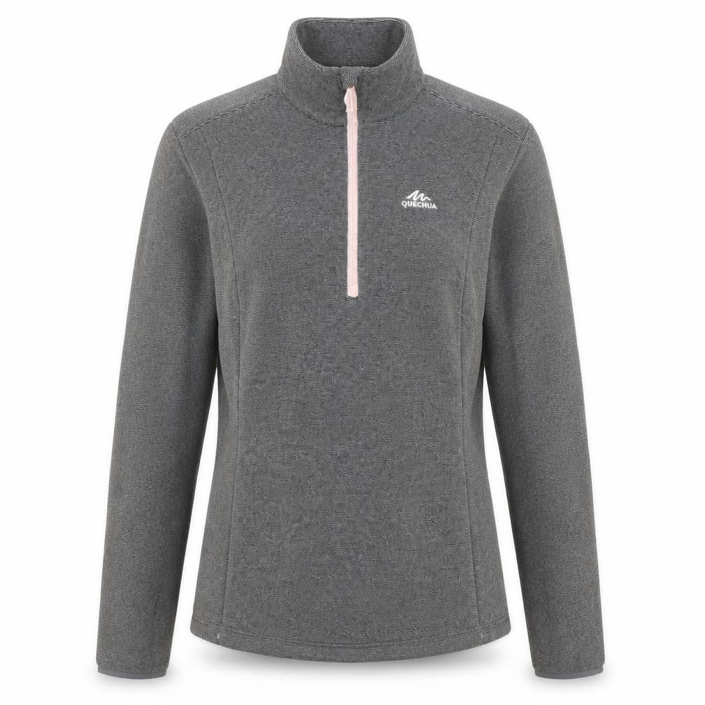 Quechua Women's Grey Pullover Sweatshirt Size 12