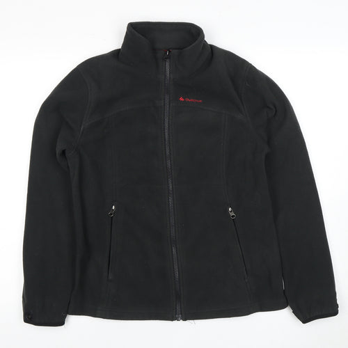 Quechua Women's Black Fleece Jacket Size 18