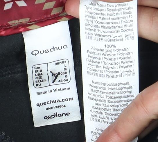 Quechua Women's Black Fleece Jacket Size 18