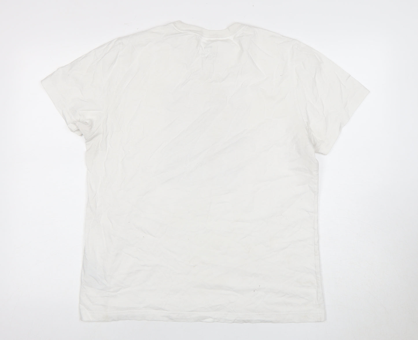 Adidas Unisex Adults White M Basic Short Sleeve T-Shirt
