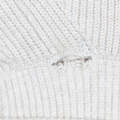Marks and Spencer Beige Roll Neck Jumper - XS