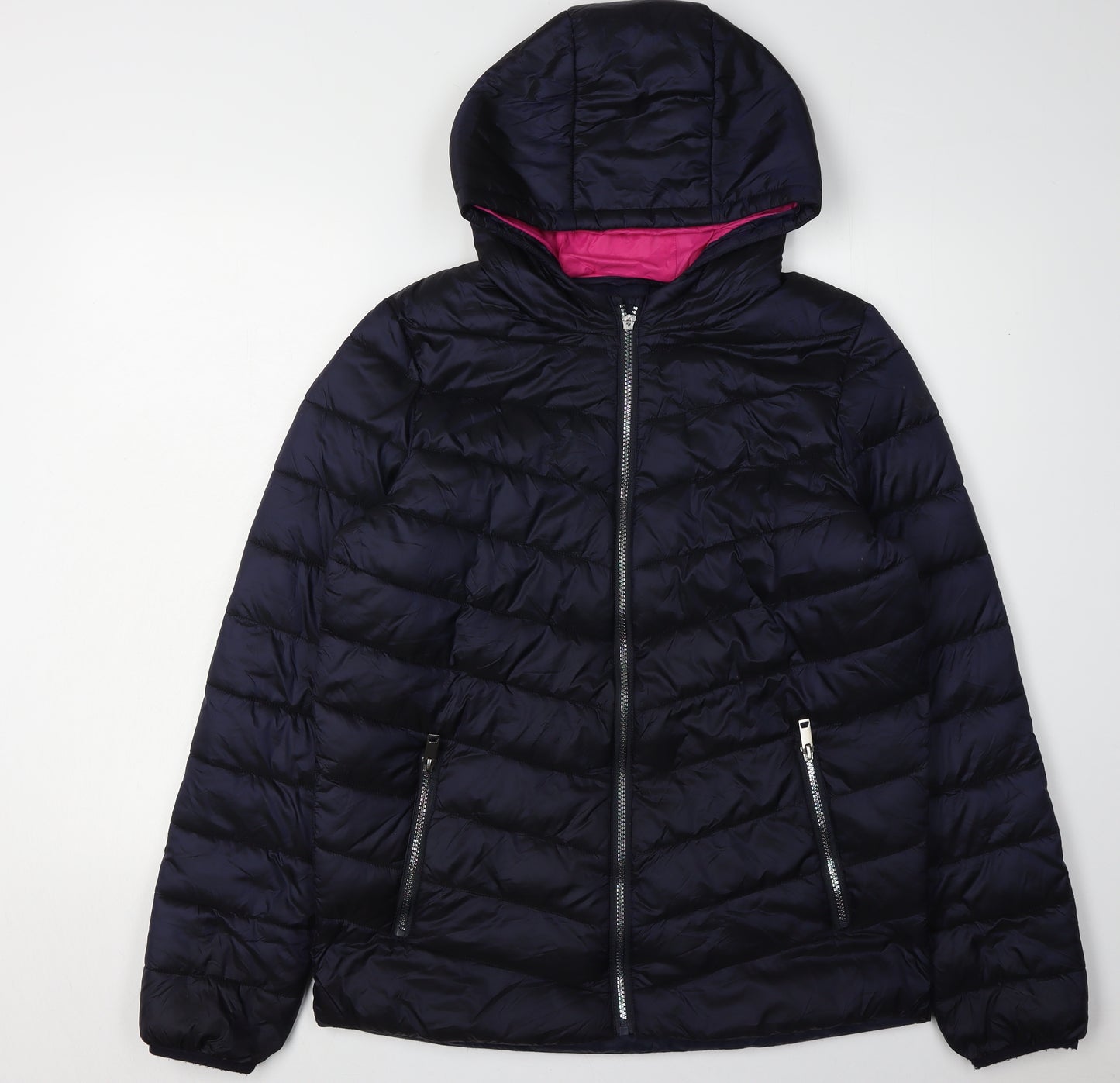Marks and Spencer Girls Navy Puffer Jacket Size 14-16 Years