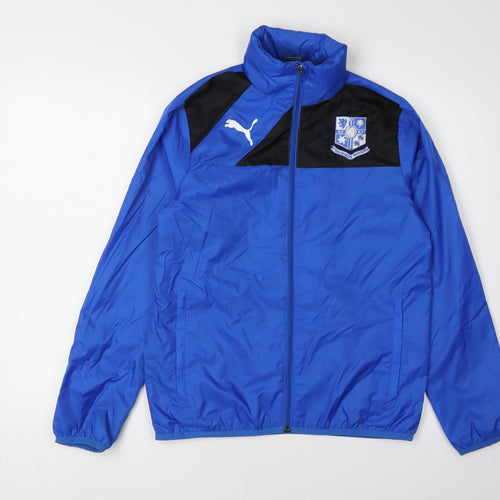 Puma Boys Blue Track Jacket, Size 14, Lightweight and Casual