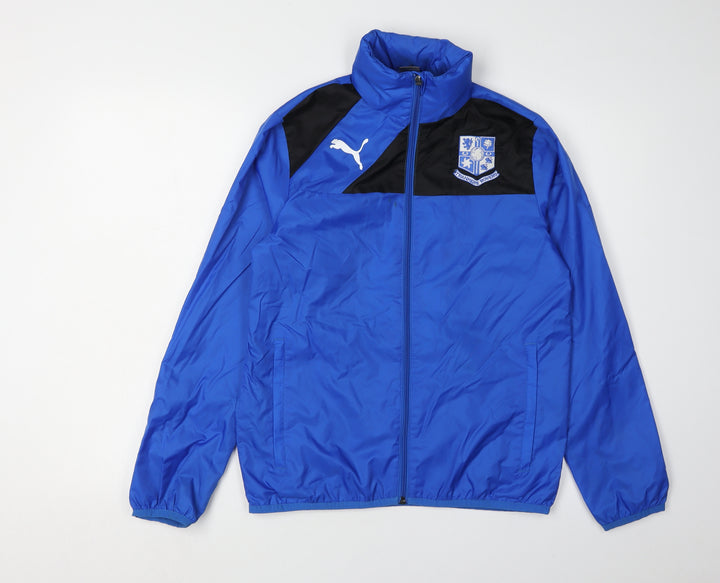 Puma Boys Blue Track Jacket, Size 14, Lightweight and Casual
