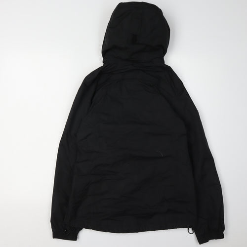 Gelert Women's Black Rain Coat Jacket, Size 8, Hooded, Waterproof