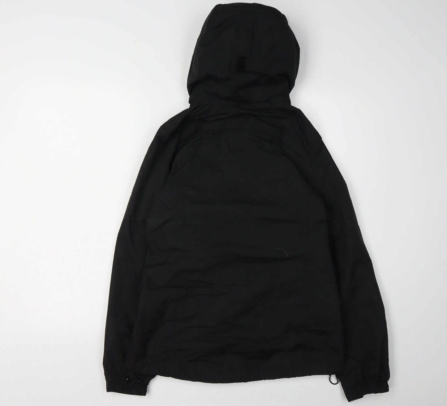Gelert Women's Black Rain Coat Jacket, Size 8, Hooded, Waterproof
